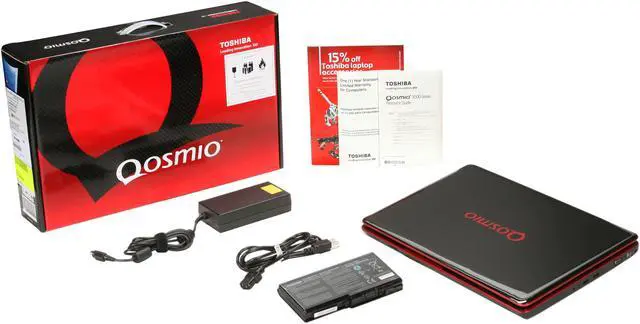 Alt view image 8 of 8 - TOSHIBA Laptop Qosmio Intel Core i7-720QM 6GB Memory 320GB HDD NVIDIA GeForce GTS 360M 18.4" Windows 7 Home Premium 64-bit X505-Q875