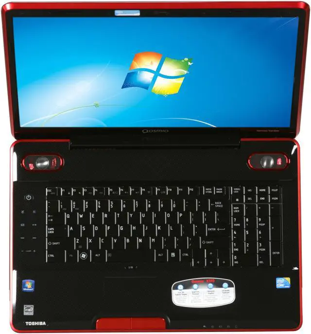 Alt view image 6 of 8 - TOSHIBA Laptop Qosmio Intel Core i7-720QM 6GB Memory 500GB HDD + 64GB SSD HDD NVIDIA GeForce GTS 360M 18.4" Windows 7 Home Premium 64-bit X505-Q880