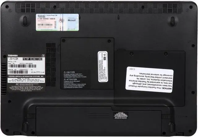 Alt view image 7 of 8 - TOSHIBA Satellite 13.3" AMD Turion Neo X2 L625 4GB DDR2 Memory DDR2 800 Windows 7 Home Premium 64-bit T135D-S1324