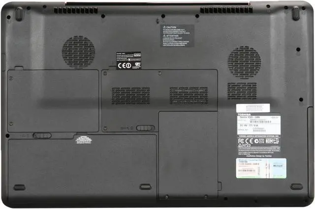 Alt view image 7 of 8 - TOSHIBA Laptop Qosmio Intel Core i5-450M 4GB Memory 500GB HDD NVIDIA GeForce GTS 360M 18.4" Windows 7 Home Premium 64-bit X505-Q885