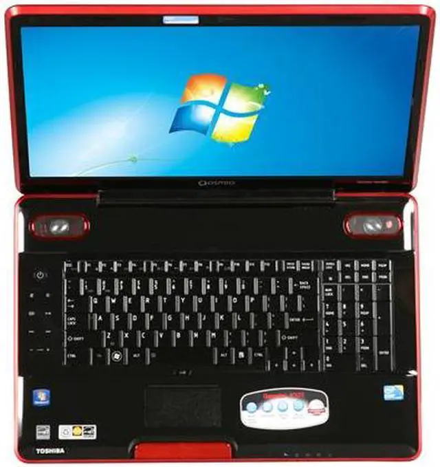 Alt view image 6 of 8 - TOSHIBA Laptop Qosmio Intel Core i7-740QM 6GB Memory 500GB HDD 64 GB SSD NVIDIA GeForce GTS 360M 18.4" Windows 7 Home Premium 64-bit X505-Q890
