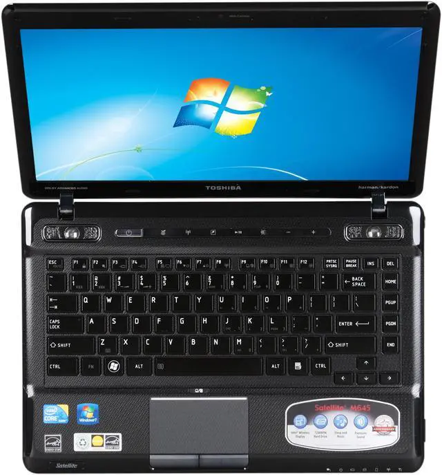 Alt view image 6 of 8 - TOSHIBA Laptop Satellite Intel Core i5-450M 4GB Memory 500GB HDD Intel HD Graphics 14.0" Windows 7 Home Premium 64-bit M645-S4047