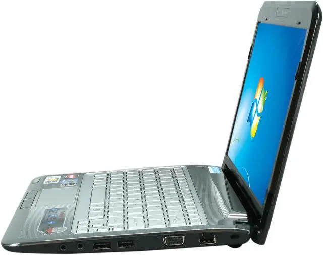 Alt view image 5 of 7 - TOSHIBA Satellite T215D-S1150 Gemini Black AMD Athlon II Neo K325(1.30 GHz) 11.6" 2GB Memory 320GB HDD Netbook