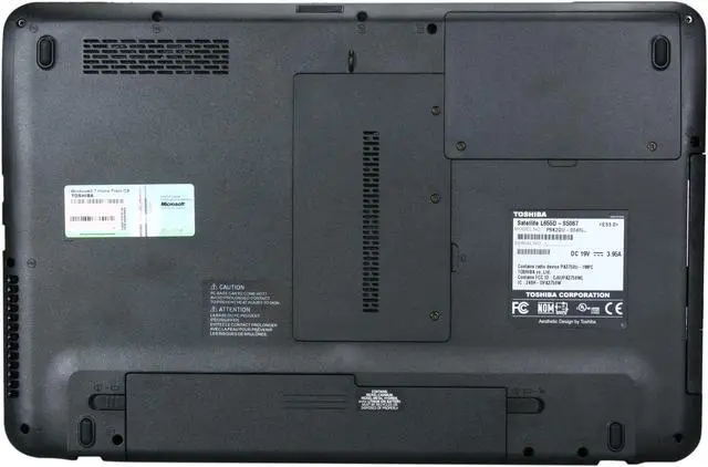 Alt view image 7 of 8 - TOSHIBA Laptop Satellite AMD Turion II P520 4GB Memory 320GB HDD ATI Mobility Radeon HD 5145 15.6" Windows 7 Home Premium 64-bit L655D-S5067