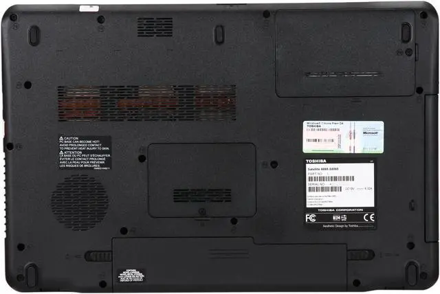 Alt view image 7 of 8 - TOSHIBA Laptop Satellite Intel Core i7-720QM 4GB Memory 500GB HDD NVIDIA GeForce GT 330M 16.0" Windows 7 Home Premium 64-bit A665-S6065