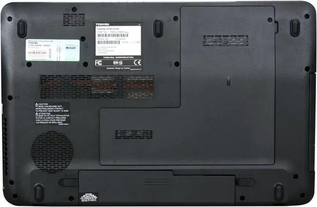 Alt view image 7 of 8 - TOSHIBA Laptop Satellite AMD Phenom II P820 4GB Memory 500GB HDD ATI Radeon HD 4250 17.3" Windows 7 Home Premium 64-bit L675D-S7022