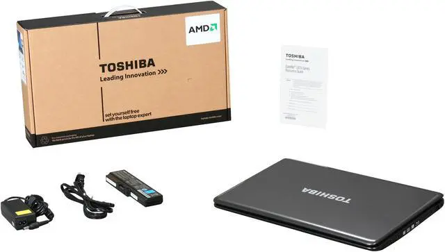 Alt view image 8 of 8 - TOSHIBA Laptop Satellite AMD Phenom II P820 4GB Memory 500GB HDD ATI Radeon HD 4250 17.3" Windows 7 Home Premium 64-bit L675D-S7022