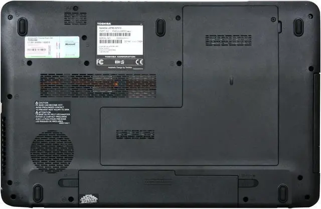 Alt view image 7 of 8 - TOSHIBA Laptop Satellite AMD Athlon II P320 4GB Memory 320GB HDD ATI Radeon HD 4250 17.3" Windows 7 Home Premium 64-bit L675D-S7013
