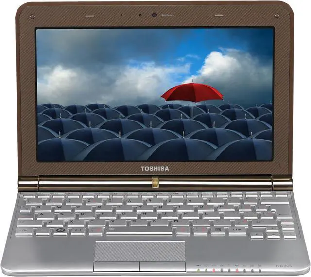 Alt view image 2 of 4 - TOSHIBA NB305-02P Silver Intel Atom N455(1.66 GHz) 10.1" WSVGA 1GB Memory 250GB HDD Netbook