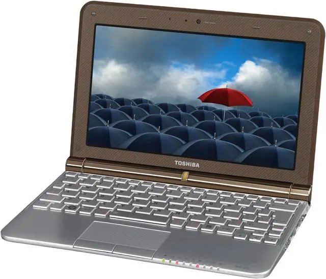 Alt view image 3 of 4 - TOSHIBA NB305-02P Silver Intel Atom N455(1.66 GHz) 10.1" WSVGA 1GB Memory 250GB HDD Netbook