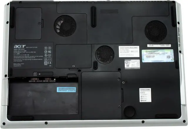 Alt view image 10 of 12 - Acer Laptop Aspire Intel Pentium 4 540 512MB Memory 100GB HDD ATI Mobility Radeon X600 17.0" Windows XP Professional AS1804WSMi-128MB-XPP
