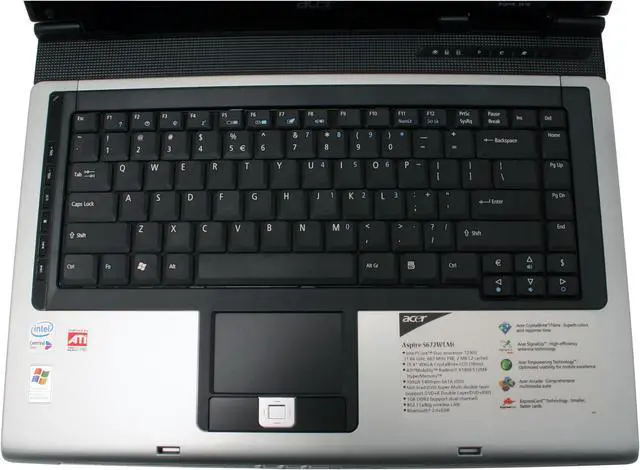 Alt view image 4 of 17 - Acer Laptop Aspire Intel Core Duo T2300 1GB Memory 100GB HDD ATI Mobility Radeon X1400 15.4" Windows XP Home AS5672WLMi-XPH