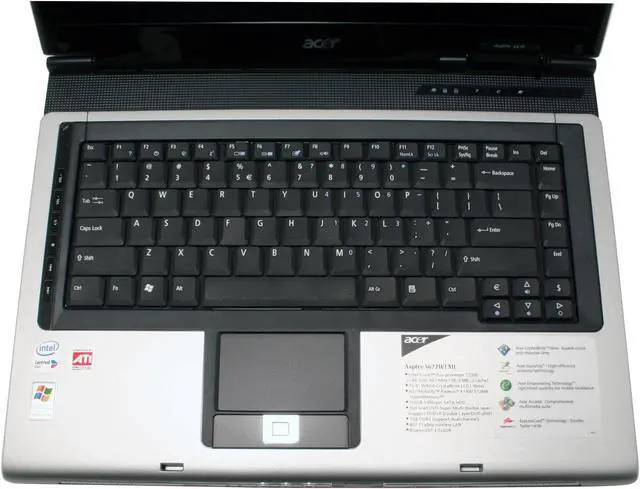 Alt view image 5 of 17 - Acer Laptop Aspire Intel Core Duo T2300 1GB Memory 100GB HDD ATI Mobility Radeon X1400 15.4" Windows XP Professional AS5672WLMi- XP Pro