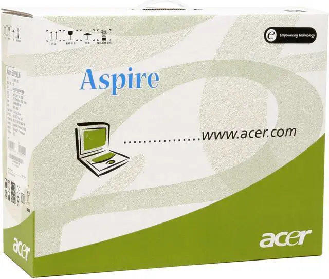 Alt view image 16 of 17 - Acer Laptop Aspire Intel Core Duo T2300 1GB Memory 100GB HDD ATI Mobility Radeon X1400 15.4" Windows XP Professional AS5672WLMi- XP Pro