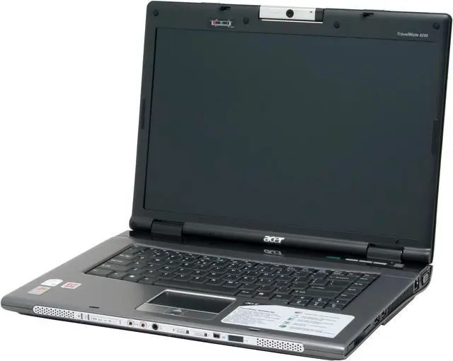Alt view image 2 of 15 - Acer Laptop TravelMate 8200 Intel Core Duo T2500 2GB Memory 120GB HDD ATI Mobility Radeon X1600 15.4" Windows XP Professional TM8204WLMi