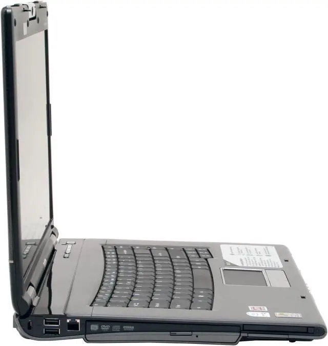 Alt view image 7 of 15 - Acer Laptop TravelMate 8200 Intel Core Duo T2500 2GB Memory 120GB HDD ATI Mobility Radeon X1600 15.4" Windows XP Professional TM8204WLMi