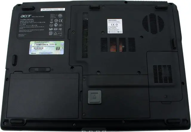 Alt view image 12 of 16 - Acer Laptop TravelMate Intel Core Duo T2300 1GB Memory 100GB HDD Intel GMA 950 15.4" Windows XP Professional TM4202WLMi- XP Pro