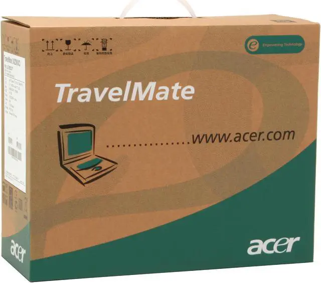 Alt view image 13 of 14 - Acer TravelMate 14.1" Intel Celeron M 370 256MB Memory DDR2 400 Windows XP Home LX.TB205.077