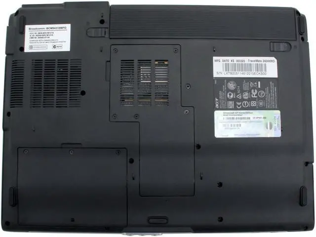 Alt view image 10 of 13 - Acer TravelMate 14.1" Intel Celeron M 380 256MB Memory DDR2 400 Windows XP Home LX.TB205.114