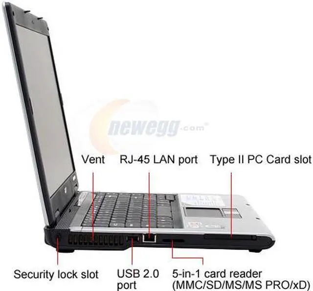 Alt view image 6 of 13 - Acer Laptop Aspire AMD Turion 64 X2 TL-50 1GB Memory 120GB HDD ATI Radeon Xpress 1100 IGP 15.4" Windows XP Professional AS5102WLMi