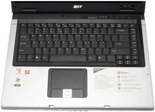 Alt view image 5 of 14 - Acer Laptop Aspire AMD Turion 64 X2 TL-50 2GB Memory 120GB HDD ATI Radeon Xpress 1100 IGP 15.4" Windows XP Media Center AS5102WLMi
