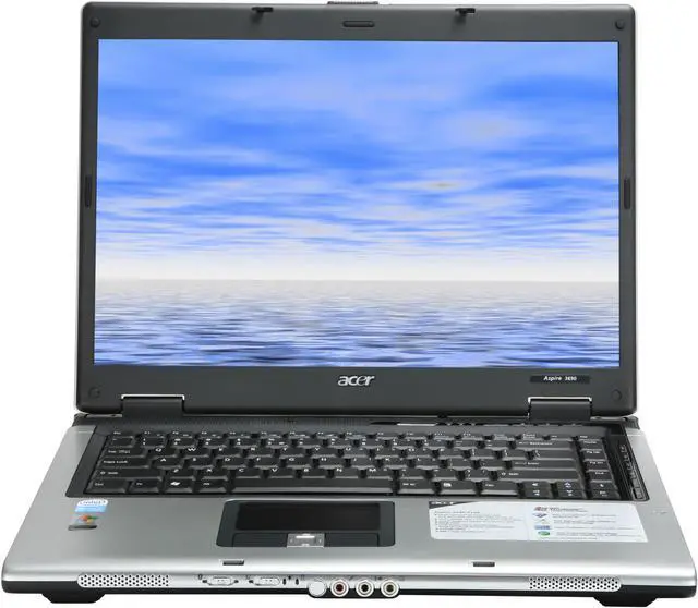 Alt view image 8 of 13 - Acer Laptop Aspire Intel Celeron M 420 512MB Memory 60GB HDD Intel GMA 950 15.4" Windows XP Media Center AS3690-2196