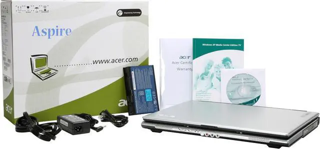 Alt view image 13 of 13 - Acer Laptop Aspire Intel Celeron M 420 512MB Memory 60GB HDD Intel GMA 950 15.4" Windows XP Media Center AS3690-2196