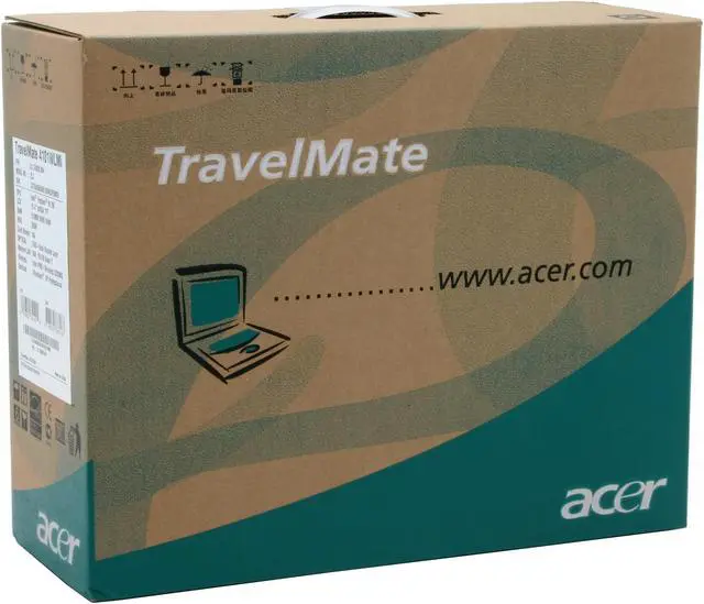 Alt view image 11 of 11 - Acer Laptop TravelMate Intel Pentium M 730 512MB Memory 60GB HDD Intel GMA 900 15.4" Windows XP Professional 4101WLMi