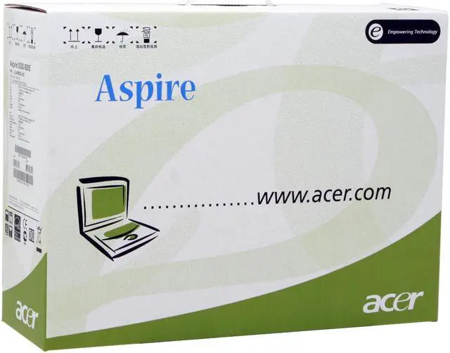 Alt view image 14 of 14 - Acer Aspire 17.0" AMD Turion 64 X2 TL-50 1GB Memory Windows Vista Home Premium LX.AWR0X.053