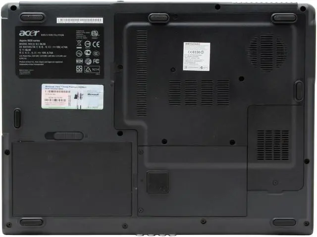 Alt view image 10 of 13 - Acer Laptop Aspire Intel Core 2 Duo T5200 1GB Memory 120GB HDD Intel GMA 950 15.4" Windows Vista Home Premium AS5630-6672