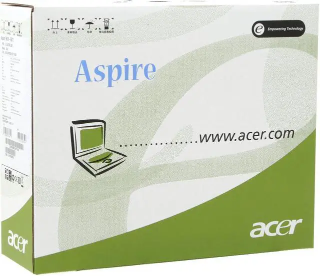 Alt view image 13 of 13 - Acer Laptop Aspire Intel Core 2 Duo T5200 1GB Memory 120GB HDD Intel GMA 950 15.4" Windows Vista Home Premium AS5630-6672