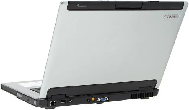 Alt view image 9 of 14 - Acer Laptop TravelMate Intel Core 2 Duo T5500 1GB Memory 120GB HDD Intel GMA 950 15.4" Windows Vista Business TM4230-6499