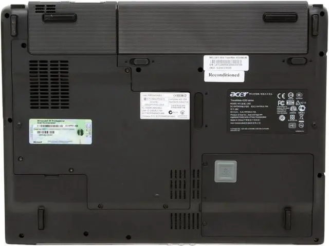 Alt view image 10 of 13 - Acer Laptop TravelMate Intel Core Solo T1350 512MB Memory 100GB HDD Intel GMA 950 15.4" Windows XP Professional TM4220AWLMi