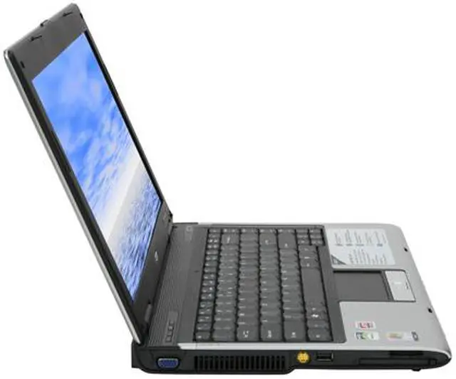 Alt view image 6 of 14 - Acer Laptop Aspire 3500+ 512MB Memory 80GB HDD ATI Radeon Xpress 1100 IGP 14.1" Windows Vista Home Basic AS3050-1150