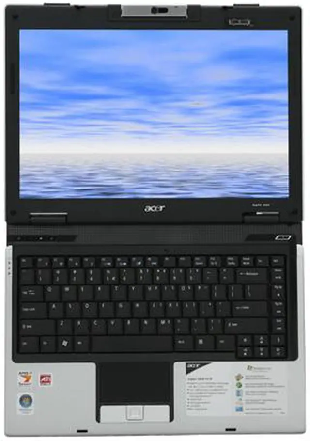 Alt view image 13 of 14 - Acer Laptop Aspire AMD Turion 64 MK-38 1GB Memory 120GB HDD ATI Radeon Xpress 1100 IGP 14.1" Windows Vista Home Premium AS5050-4570