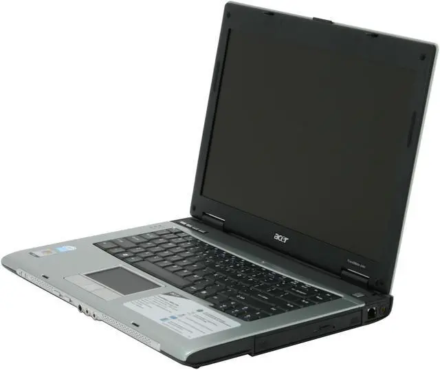 Alt view image 3 of 15 - Acer Laptop TravelMate Intel Celeron M 520 1GB Memory 80GB HDD Intel GMA 950 14.1" Windows Vista Home Basic TM2480-2196