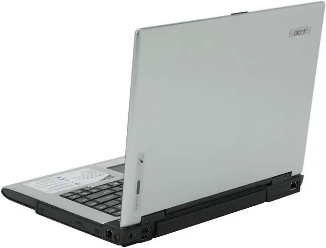 Alt view image 7 of 15 - Acer Laptop TravelMate Intel Celeron M 520 1GB Memory 80GB HDD Intel GMA 950 14.1" Windows Vista Home Basic TM2480-2196