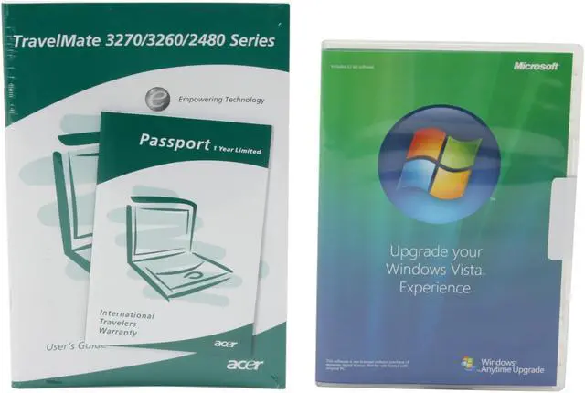 Alt view image 13 of 15 - Acer Laptop TravelMate Intel Celeron M 520 1GB Memory 80GB HDD Intel GMA 950 14.1" Windows Vista Home Basic TM2480-2196