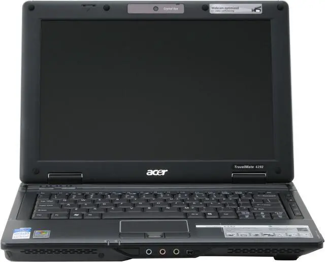 Alt view image 8 of 14 - Acer Laptop TravelMate Intel Core 2 Duo T7300 1GB Memory 120GB HDD Intel GMA X3100 12.1" Windows XP Professional TM6292-6700