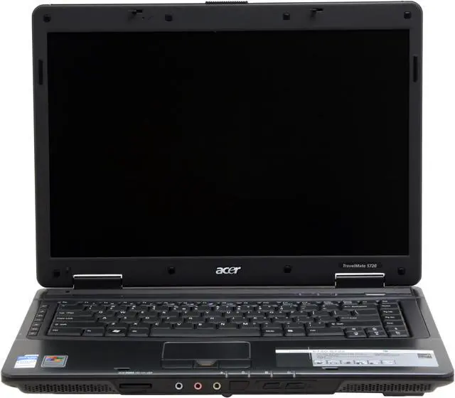 Alt view image 2 of 14 - Acer Laptop TravelMate Intel Core 2 Duo T7100 1GB Memory 120GB HDD Intel GMA X3100 15.4" Windows XP Professional TM5720-6722