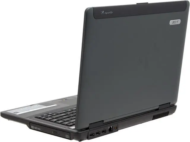 Alt view image 5 of 14 - Acer Laptop TravelMate Intel Core 2 Duo T7100 1GB Memory 120GB HDD Intel GMA X3100 15.4" Windows XP Professional TM5720-6722