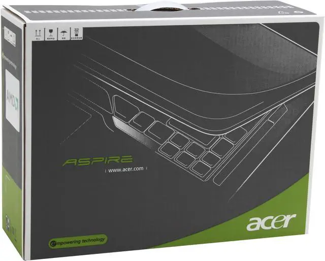 Alt view image 15 of 15 - Acer Laptop Aspire AMD Turion 64 X2 TL-58 2GB Memory 160GB HDD NVIDIA GeForce 8400M G 17.0" Windows Vista Home Premium AS7520-5311