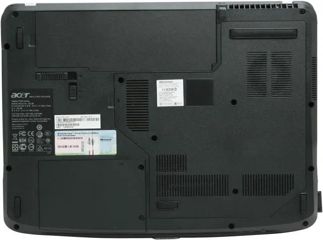 Alt view image 13 of 15 - Acer Laptop Aspire Intel Core 2 Duo T5250 1GB Memory 250GB HDD NVIDIA GeForce 8400M GS 15.4" Windows Vista Home Premium AS5720-6113