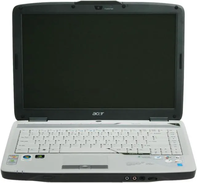 Alt view image 2 of 16 - Acer Laptop Aspire AMD Turion 64 X2 TL-52 1GB Memory 120GB HDD NVIDIA GeForce 7000M 14.1" Windows Vista Home Premium AS4520-5582