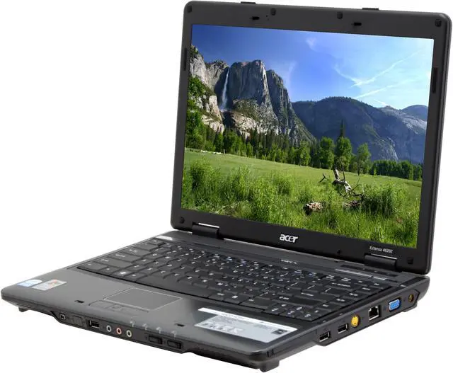 Main image of Acer Laptop Extensa Intel Pentium T2310 1GB Memory 120GB HDD Intel GMA X3100 14.1" Windows XP Professional EX4620-4054