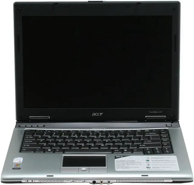 Alt view image 6 of 14 - Acer Laptop TravelMate Intel Core 2 Duo T5600 1GB Memory 120GB HDD Intel GMA 950 14.1" Windows XP Professional TM3270-6637