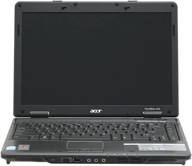 Alt view image 6 of 16 - Acer Laptop TravelMate Intel Celeron M 530 1GB Memory 120GB HDD Intel GMA X3100 14.1" Windows XP Professional TM4320-2451