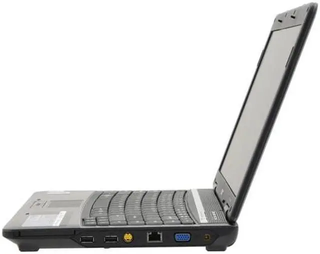 Alt view image 2 of 16 - Acer Laptop TravelMate Intel Celeron M 530 1GB Memory 120GB HDD Intel GMA X3100 14.1" Windows XP Professional TM4320-2451