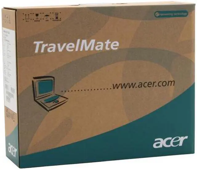 Alt view image 15 of 16 - Acer Laptop TravelMate Intel Celeron M 530 1GB Memory 120GB HDD Intel GMA X3100 14.1" Windows XP Professional TM4320-2451