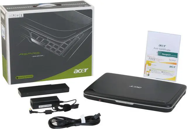 Alt view image 14 of 14 - Acer Laptop Aspire Intel Celeron 540 1GB Memory 120GB HDD Intel GMA X3100 15.4" Windows Vista Home Premium AS5315-2142